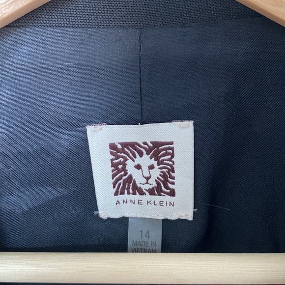 Anne Klein black blazer - size 14 - Picture 3 of 5